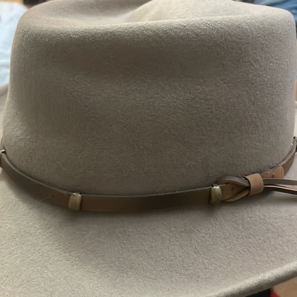 Lite Felt Jhats‎ Collection VTG Unisex Fedora Khaki Hat High End Luxury Hat EUC - Picture 6 of 14